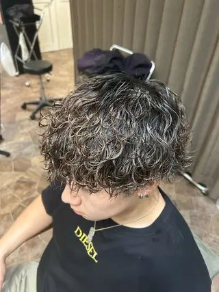 ショート パーマ メンズ HRK1st RYOKIのヘアスタイル