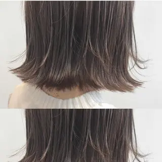 ショート レイヤー/艶髪カラー 森本くるみのヘアスタイル