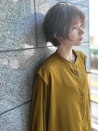 ショート パーマ 代表/淀屋/髪質改善 ダメージレスカラー✨のヘアスタイル