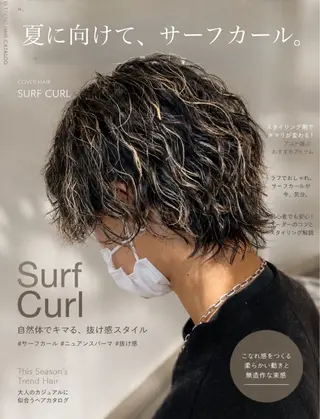 ミディアム メンズ 🎸メンズ朝ラク! パーマ特化ren🎸のヘアスタイル