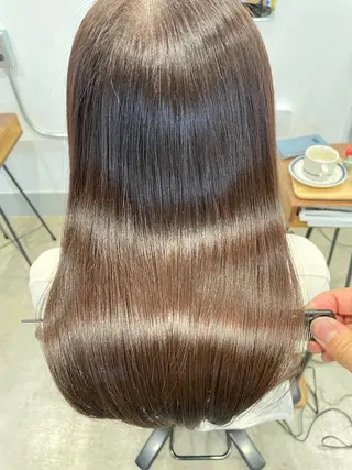 セミロング 小野 和摩のヘアスタイル