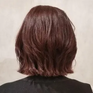 ミディアム カラー 英語ok sohee ソヒ 305号室のヘアスタイル