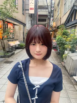 ショート 木場 真愛耶のヘアスタイル