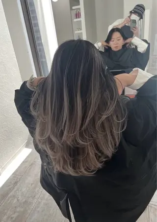 セミロング カラー 指名数No.1 /NAOYAのヘアスタイル