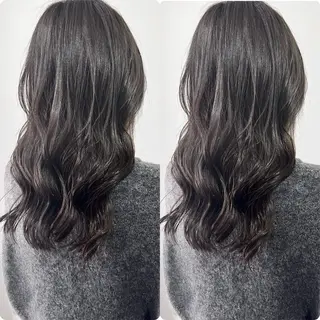 セミロング 切っぱなし💇‍♀️ イヤリング🎨龍之介のヘアスタイル
