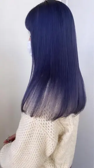 ロング カラー 韓国🇰🇷レイヤー 映える顔周り🩷のヘアスタイル