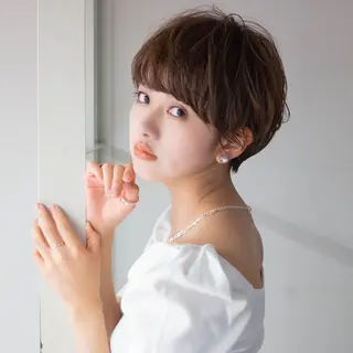 ショート パーマ 浅沼 ゆいのヘアスタイル