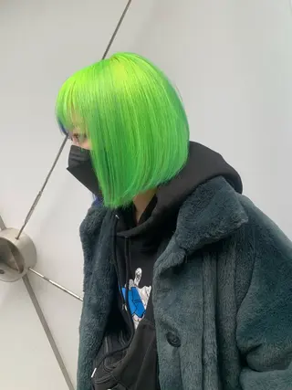 ショート カラー ヘアアレンジ 個性爆弾💣 ダブルカラー/ゆかのヘアスタイル