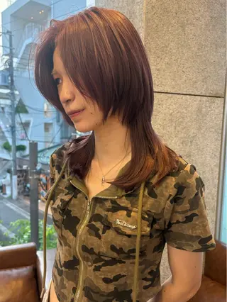 ミディアム カラー ヘアアレンジ 🫧こだわりカラー 🩰/渡邉日向🕊のヘアスタイル