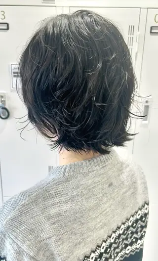 ショート カラー 韓国レイヤー🇰🇷 /縮毛矯正/高島奈緒のヘアスタイル
