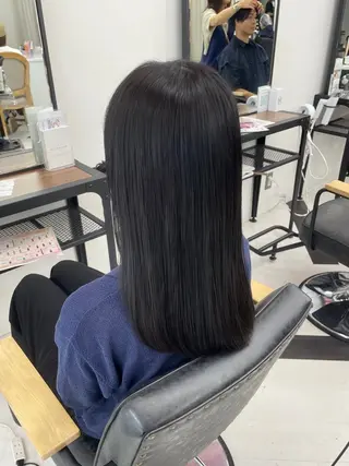 セミロング カラー パーマ ヘアアレンジ メンズ mona/ ストレートスタイル✨のヘアスタイル