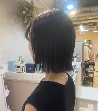 ミディアム 近江琉奈☆透明感カラ ー☆髪質改善☆のヘアスタイル