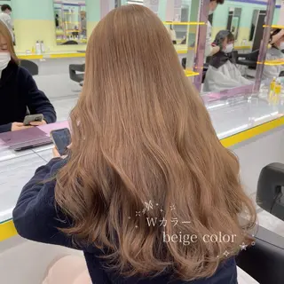 ロング 中韓𝒎𝒊𝒙🎀 ブラウン🤎レイヤーのヘアスタイル