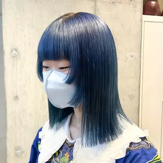 ミディアム カラー 🤡暖色ウルフ 🤡みさきのヘアスタイル