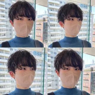 ショート カラー パーマ レイヤー／パーマ TAKUYAのヘアスタイル