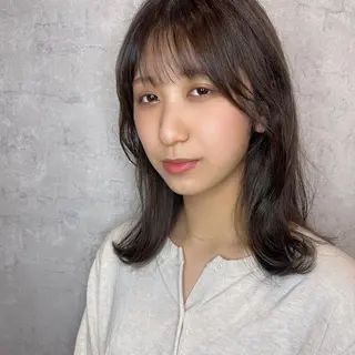 ミディアム カラー ヘアアレンジ 🌻あいり merci.🌻のヘアスタイル