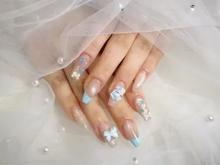 ネイル ワンホン韓国ちゅるん ネイル✨🎀AMIのネイルデザイン