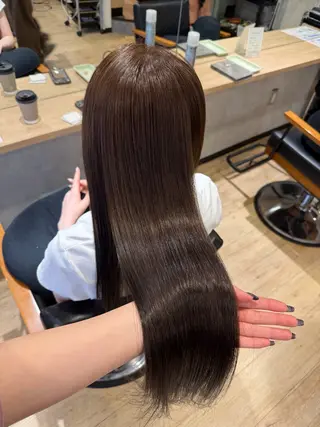 ロング カラー 🎀Maho🎀ボブ × 髪質改善のヘアスタイル