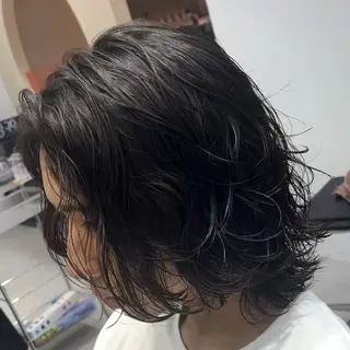 ロング パーマ ヘアアレンジ メンズ fifth 石川 凪のヘアスタイル