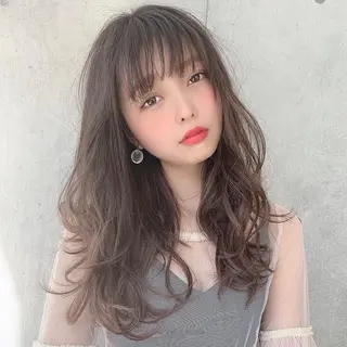 ロング カラー 💕上野美容師☁ ブリーチ💖サワのヘアスタイル
