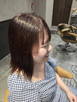 カラー 鶴ヶ峰ショート・ボブ 🎀渡邊 愛結🎀のヘアスタイル