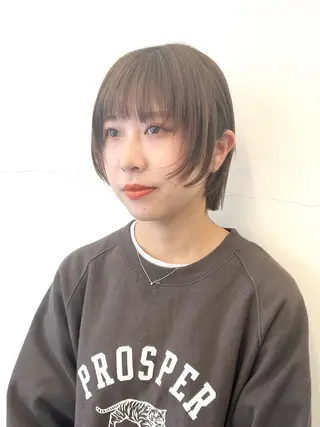 ショート カラー ヘアアレンジ HARU//原宿🤍 リピート率NO.1のヘアスタイル