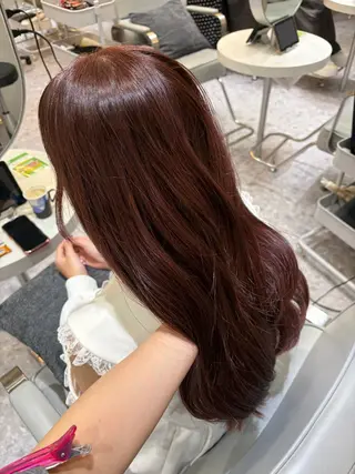 セミロング カラー Ayano🎀 レイヤー×透明感🎀のヘアスタイル