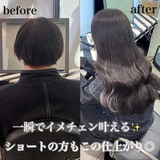 ロング カラー エクステ&"盛れる" 艶髪✨SYURIのヘアスタイル