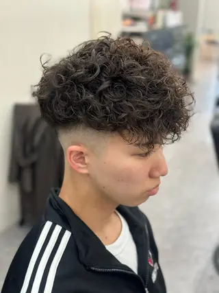 パーマ メンズ メッシュパーマ支持率 ◎大宮/隼也のヘアスタイル