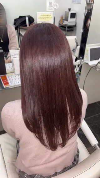 セミロング カラー まい| カラー🌿のヘアスタイル