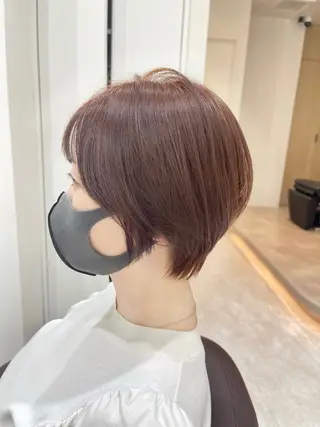 ショート カラー ショート特化/銀座 佐々木陸のヘアスタイル