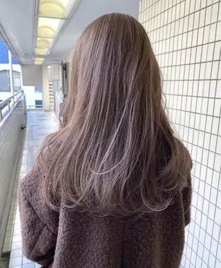 ロング カラー パーマ美容師 hanaのヘアスタイル