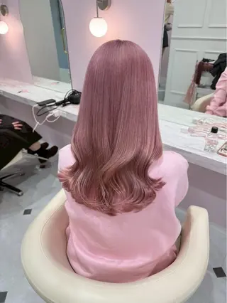 ロング カラー ハイトーンカラー💞 くるみ🎀のヘアスタイル
