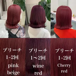 ミディアム カラー ヘアアレンジ ブリーチなしの達人 🌈KAITOのヘアスタイル