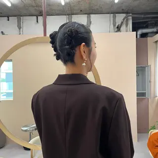 ミディアム カラー ヘアアレンジ 髪質改善カラー/ボブ 🌻Mutsumiのヘアスタイル