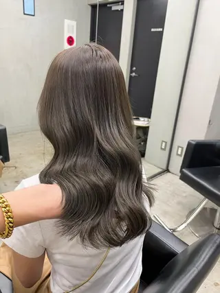 セミロング カラー パーマ ヘアアレンジ メンズ キッズ ネイル マツエク・マツパ アイブロウ 🌸グレージュ/ ベージュ🌸yutaのヘアスタイル