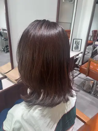 ミディアム カラー 💠urara opus💠🩵のヘアスタイル