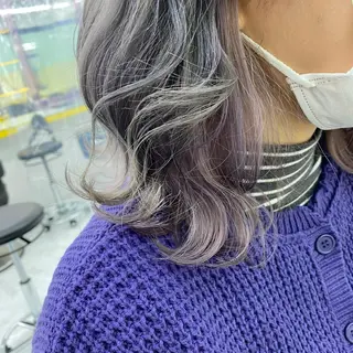ミディアム カラー ヘアアレンジ mai🍑暖色カラー /レイヤー💖のヘアスタイル