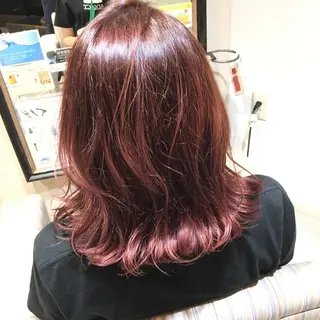 ミディアム カラー 城領 直輝のヘアスタイル