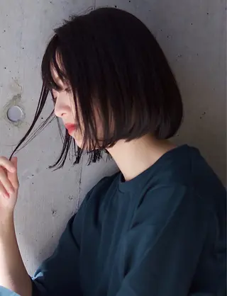 ミディアム カラー misa🫧ナチュラ ル縮毛矯正/髪質改善のヘアスタイル