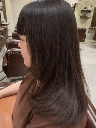 セミロング 顔周り特化〜RIHO /CLUTCH博多のヘアスタイル