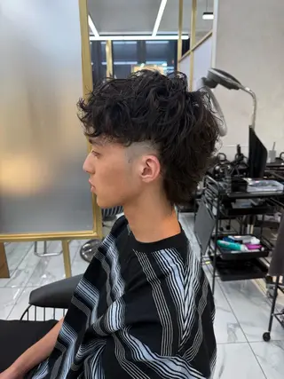メンズ 本田 有里のヘアスタイル