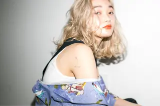 セミロング パーマ/パーマ落とし /藤木舜太のヘアスタイル