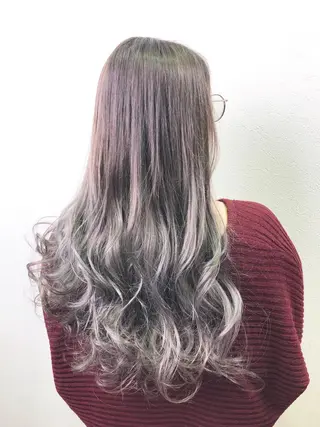 カラー 最高級エクステ /羽エクステ白石宇由のヘアスタイル