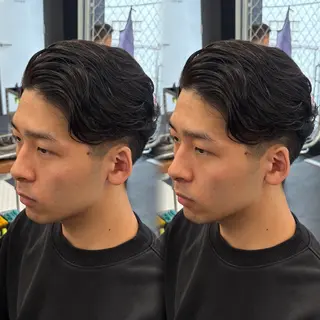 パーマ メンズ RIPLAY/草津 田中凜鳳のヘアスタイル