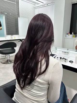セミロング カラー ⋆✮⋆.透明感カラー sana🧚‍♂️のヘアスタイル