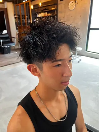 ショート メンズ特化/センター /ニュアンス/天野のヘアスタイル