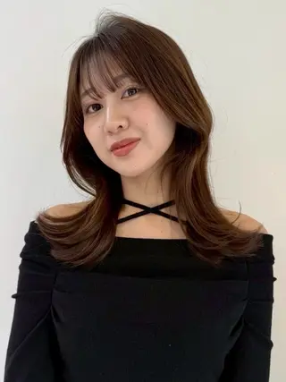 カラー ♻️ブリーチなし カラー♻️のヘアスタイル