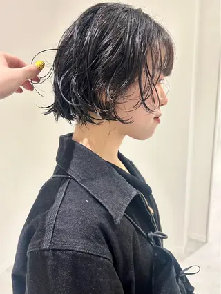 ショート パーマ 👔ボブ﹨髪質改善 ストレート🩳ももかのヘアスタイル