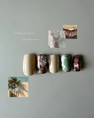 ネイル freex nail /ニュアンス/個性派のネイルデザイン